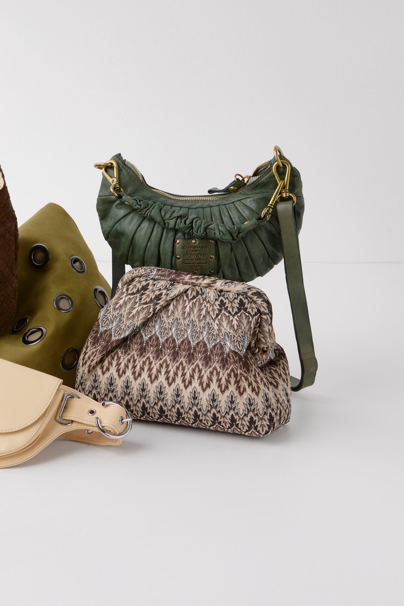 Pala Bonita clutch - Sand/Brown